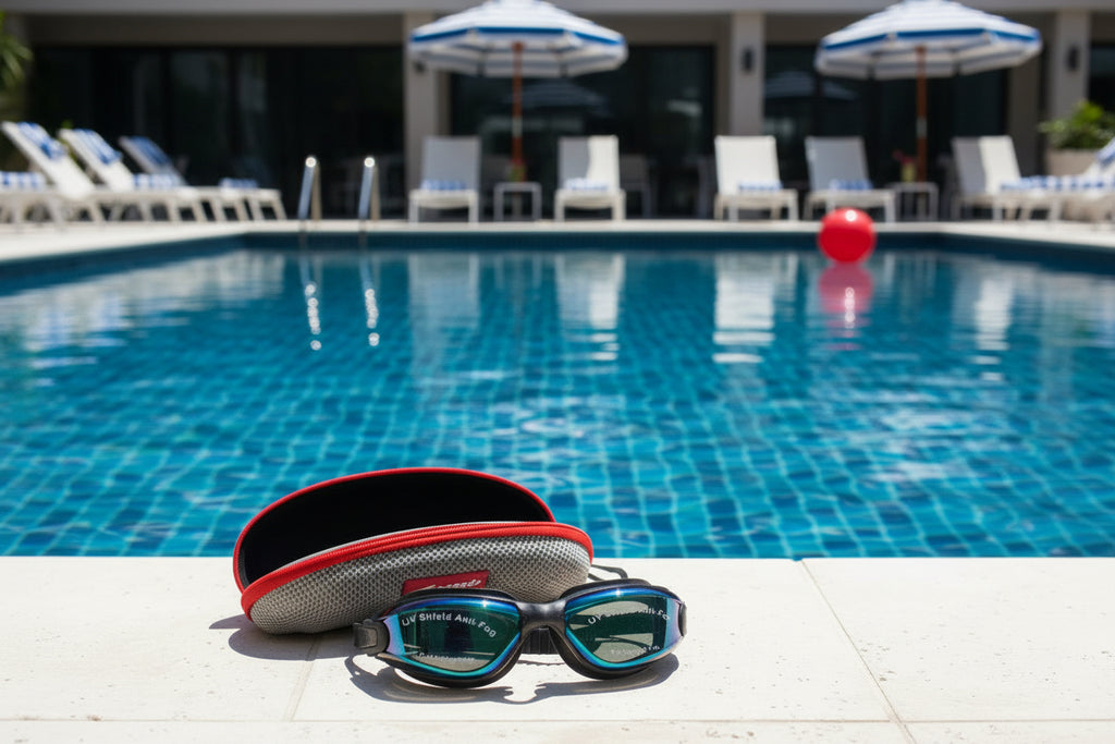 UV SHIELD ANTI_FOG SWIMMING GOGGLES